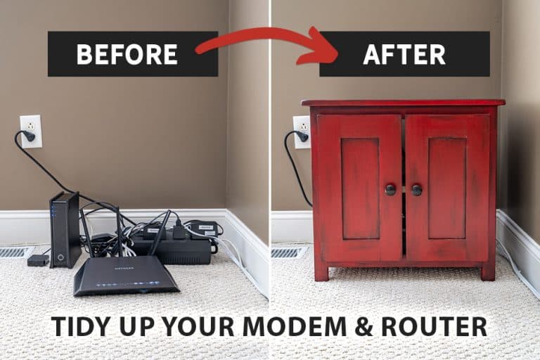 Hiding Modem And Router DIY Storage Home DIY Fun